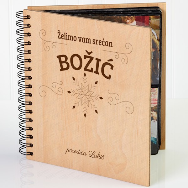 ALB0114 Bozicno veselje poklon album za slike poklon
