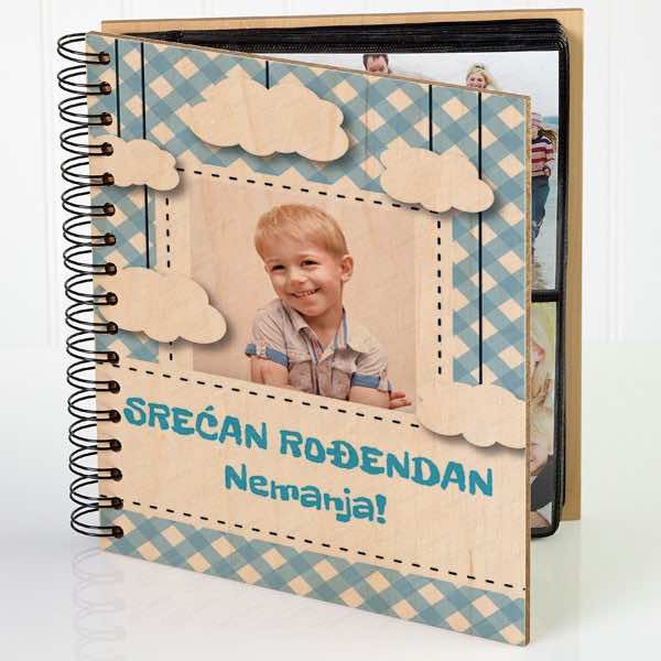 ALB0129 Srecan rodendan poklon album slike poklon