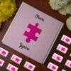 Roze slagalica poklon kutija sa čokoladicama 4 pokloni BOK0009 Roze slagalica poklon cokolada 3 poklon