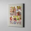 CAP0012 All we need is love gift canvas 3 poklon poklon