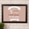 Nakon 5 godina braka 6 pokloni CAP0092 Nakon 5 godina braka Poster vodoravni poklon