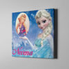 CAP0130 Frozen gift canvas Kanvas kocka poklon