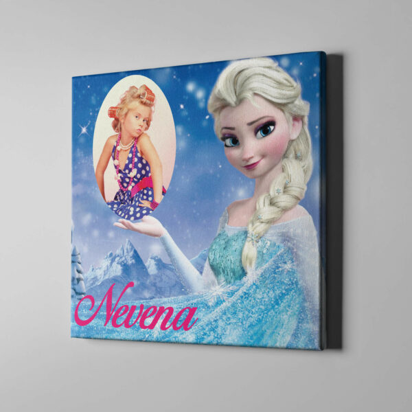 CAP0130 Frozen gift canvas Kanvas kocka poklon