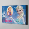 CAP0130 Frozen gift canvas Kanvas vodoravni poklon