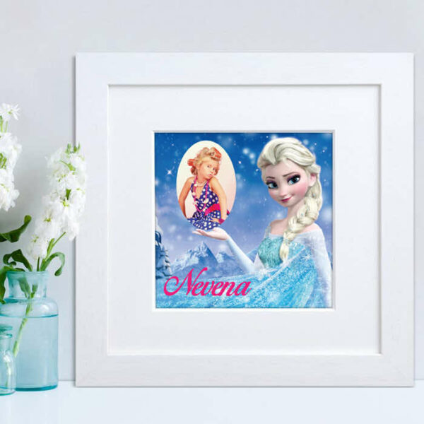 CAP0130 Frozen gift canvas Poster kocka poklon