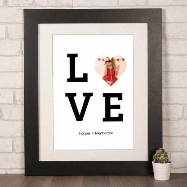 CAP0138 Love Gift Canvas Poster uspravni poklon poklon