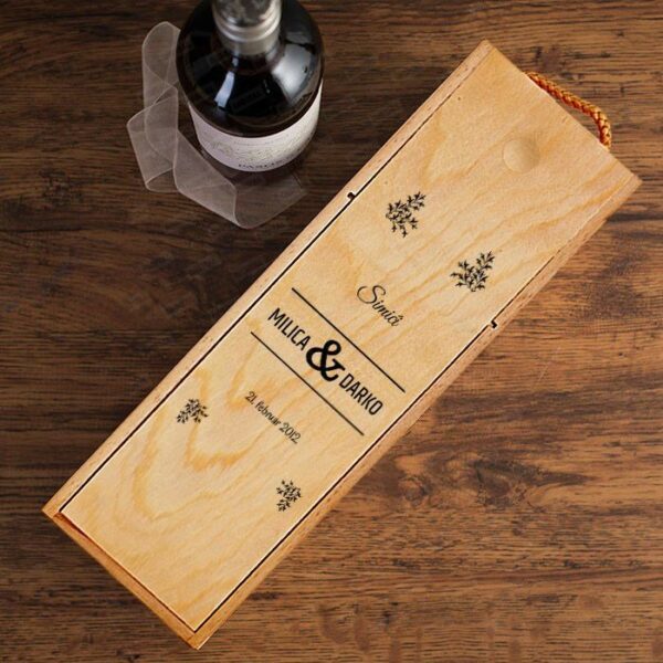 Klasik 117ds poklon kutija za vino poklon