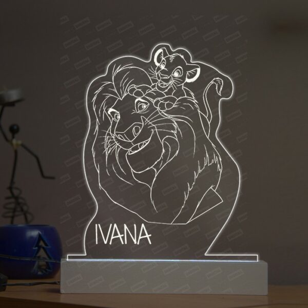 LAM0133 Lion King poklon stona lampa GRA poklon