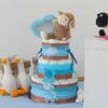 Srce poklon torta od pelena 6 pokloni TOR0001 3 poklon 1 poklon