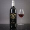 VIN0006 Srecan Bozic zeli vam poklon vino 4 poklon