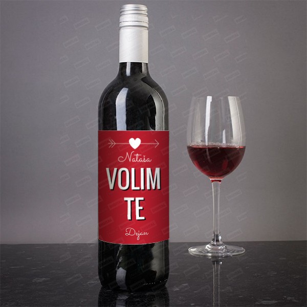 VIN0016 Ja te volim poklon vino 3 poklon