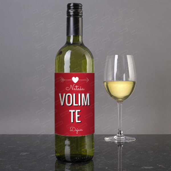 VIN0016 Ja te volim poklon vino 4 poklon