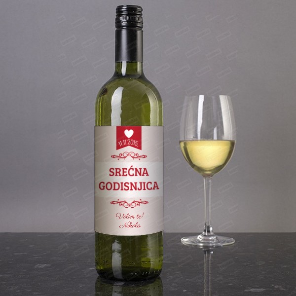 VIN0029 Srecna nam gosinjica poklon vino 2 poklon