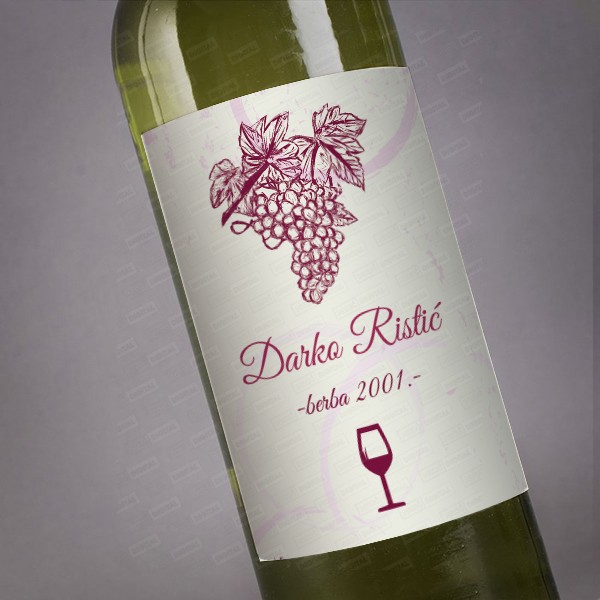 Poklon vino sa tvojim imenom 4 pokloni VIN0033 Poklon vino sa tvojim imenom 2 poklon