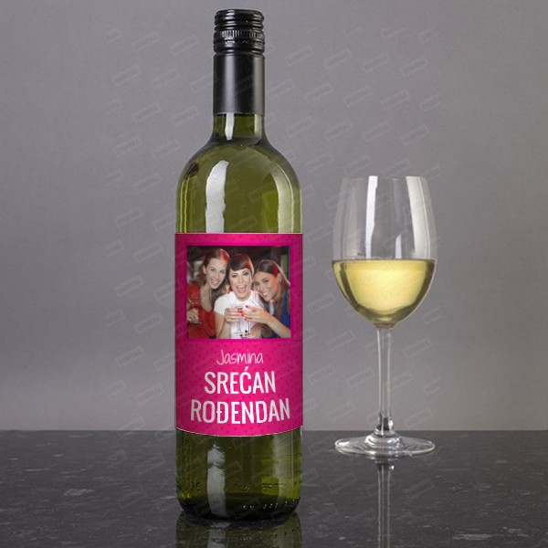 VIN0046 Srecan rodjendan poklon vino 2 poklon