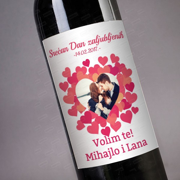 VIN0068 Volim te poklon vino 4 poklon